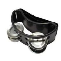 Pandeirola Meia Lua de Pé ABS Preto SPRING PP10