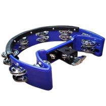 Pandeirola meia lua liverpool c/ clamp pml002 azul
