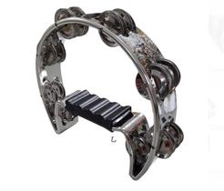 Pandeirola / Pandeiro Meia Lua - Prateado Liverpool 11469 Pandeirola / Pandeiro Meia Lua - Prateado Liverpool 11469