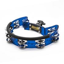 Pandeirola Torelli TP323 AZ Meia Lua com Clamp Azul