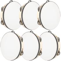 Pandeiros Norcoin 8" de Madeira Conjunto com 6 Peças para Casamento Pandeiros Norcoin 8" de Madeira Conjunto com 6 Peças para Casamento