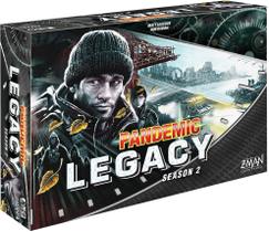 Pandemic Legacy: Season 2 Edição Negra - Jogo de Tabuleiro Cooperativo para 2 a 4 Jogadores (13+)