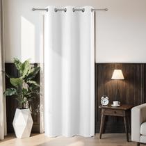 Panel de Cortina Blackout para Puerta Joydeco 102x198 cm Blanco Panel de Cortina Blackout para Puerta Joydeco 102x198 cm Blanco