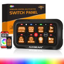 Panel de Interruptores Auxbeam AC-800 Bluetooth RGB 8 Canales para Camión