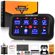Panel de Interruptores Auxbeam BB80 de 8 Canales con LED Regulable Automáticamente