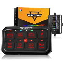 Panel de Interruptores Auxbeam RA80 XL RGB 13.5 cm 8 Canales Offroad 12-24V