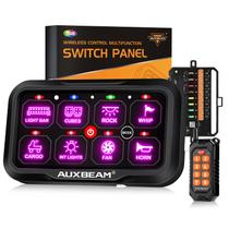 Panel de Interruptores Auxbeam RC800 8 Canales RA84 RGB con Control Inalámbrico Panel de Interruptores Auxbeam RC800 8 Canales RA84 RGB con Control Inalámbrico