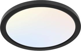 Panel de luz LED redondo Hykolity 12" 24W 3000K-5000K negro Panel de luz LED redondo Hykolity 12" 24W 3000K-5000K negro