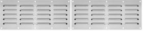 Panel de Ventilación Stanbroil de Acero Inoxidable 38x16.5 cm Paquete de 2