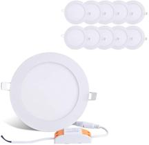 Panel LED Empotrable de Techo BRILLIHOOD 6in 12W 6000K Pack de 10