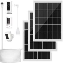 Panel Solar iTODOS 7W Paquete de 3 con Adaptador USB-C Impermeable