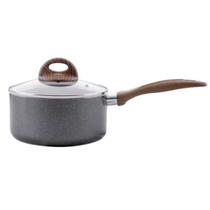 Panela 18cm ceramic life smart plus indução com tampa de vidro granitto