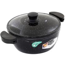 Panela 18cm Preto Resistente Gulê Em Alumínio 1,5 Litros Panela 18cm Preto Resistente Gulê Em Alumínio 1,5 Litros