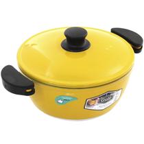 Panela 20cm Amarelo Resistente Gulê Em Alumínio 1,75 Litros Panela 20cm Amarelo Resistente Gulê Em Alumínio 1,75 Litros