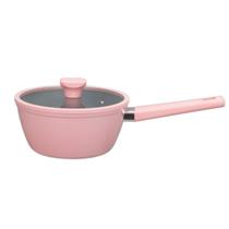 Panela 20cm Indução Revestimento Cerâmico Rosa Baccani