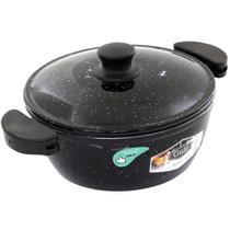 Panela 26cm Preto Resistente Gulê Em Alumínio 3,5 Litros
