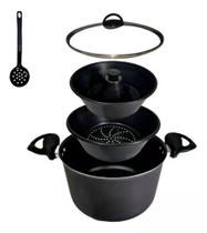 Panela 3 Em 1 Antiaderente Multiuso Espátula Nylon