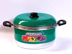 Panela 3 Em 1 N24 Pudim Legumes Vapor Banho Maria - Grenada Panela 3 Em 1 N24 Pudim Legumes Vapor Banho Maria - Grenada