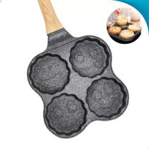 Panela 4 Partição Gourmet Antiaderente Para Panquecas Oficial