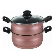 Panela A Vapor Al Vapore 3 Em 1 Dona Chefa Cozinhar Refogar Panela A Vapor Al Vapore 3 Em 1 Dona Chefa Cozinhar Refogar