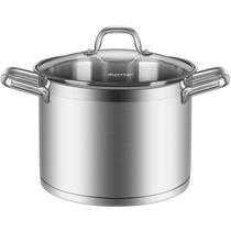 Panela Alta Duxtop de Aço Inoxidável 8,6Qt Pronta para Indução