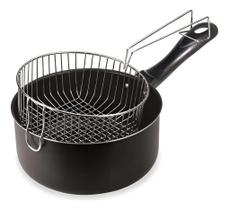 Panela Aluminio Especial Para fritar Torresmo Panceta Batata Cor Preto Panela Aluminio Especial Para fritar Torresmo Panceta Batata Cor Preto