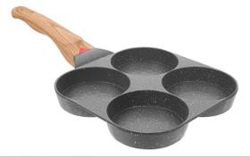 Panela Antiaderente 4 Furo Panqueca Hambúrguer Ovo Tapioca Panela Antiaderente 4 Furo Panqueca Hambúrguer Ovo Tapioca