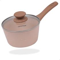 Panela Antiaderente Ceramica 16cm Cooktop Induçao Com Tampa Panela Antiaderente Ceramica 16cm Cooktop Induçao Com Tampa