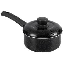 Panela Antiaderente com Tampa Aluminio 14Cm Preto Nacional