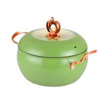 Panela Antiaderente Cozinha Formato Maçã Decoração Cor:Verde Panela Antiaderente Cozinha Formato Maçã Decoração Cor:Verde