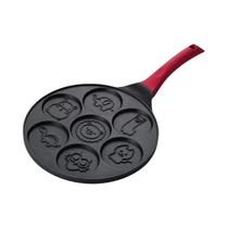 Panela Antiaderente Para Panquecas Com Alça E 7 Moldes De Animais, Panela Para Fritar Ovos Para Café