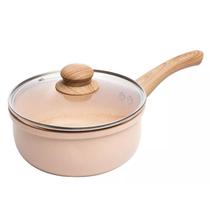 Panela Antiaderente Revestimento Cerâmico Cooktop Fogão Indução 18cm Avulsa