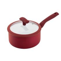 Panela Antiaderente Vermelha Fogão Indução 18Cm Hércules