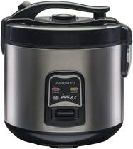 Panela arroz agratto eletrica riso pai6x 220v inox e visor vidro