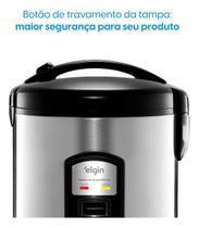 Panela Arroz Elétrica Elgin 10 Xícaras Inox 700w Rizzo 220v