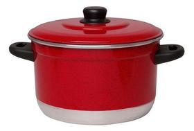 Panela Banho Maria 3 Em 1 Forma De Pudim Cuscuzeiro Vermelha - Multi Aluminio Panela Banho Maria 3 Em 1 Forma De Pudim Cuscuzeiro Vermelha - Multi Aluminio