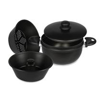 Panela Banho Maria Dona Chefa Pudim e Cuscuz Panela Banho Maria Dona Chefa Pudim e Cuscuz