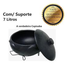 Panela Barro Preto Para Fogão A Lenha E Gás N4 7 Litros Panela Barro Preto Para Fogão A Lenha E Gás N4 7 Litros