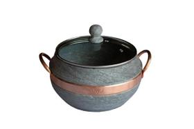 Panela Bojuda Caldeirão em Pedra Sabão 3,0 Ltrs - SÃO JOSÉ Panela Bojuda Caldeirão em Pedra Sabão 3,0 Ltrs - SÃO JOSÉ