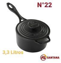 Panela Cabo De Ferro N22 P/ fogão A Gás , Lenha e Cooktop Indução