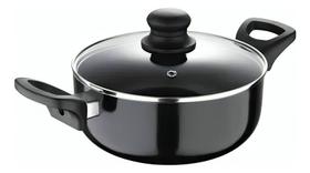 Panela Caçarola Alumínio Prensado Alça Ergonômica 24cm 4,3l Panela Caçarola Alumínio Prensado Alça Ergonômica 24cm 4,3l