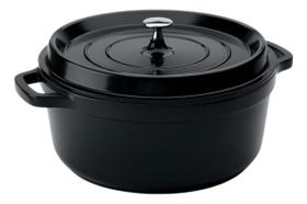 Panela Caçarola Antiaderente 2,4L Grossa Preta Com Tampa Hercules