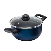 Panela Cacarola Antiaderente Avulsa N16 com Tampa de Vidro Não Gruda Panela Cacarola Antiaderente Avulsa N16 com Tampa de Vidro Não Gruda