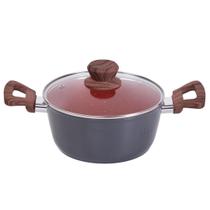 Panela Caçarola Antiaderente Cerâmica Com Tampa 20cm 2,3 L - Panela Cerâmica