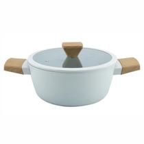 Panela Caçarola Antiaderente Cerâmica Cooktop Fogão Indução 22cm Avulsa