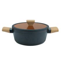 Panela Caçarola Antiaderente Cerâmica Cooktop Fogão Indução 24cm Avulsa