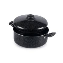 Panela Caçarola Antiaderente com Tampa 24Cm 4L Nacional Panela Caçarola Antiaderente com Tampa 24Cm 4L Nacional