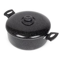 Panela Caçarola Antiaderente com Tampa 26Cm 5L Preto Nacional Panela Caçarola Antiaderente com Tampa 26Cm 5L Preto Nacional