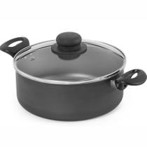 Panela Caçarola Antiaderente Grande 7 Lt N30 Tampa De Vidro