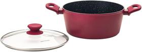 Panela Caçarola Antiaderente Indução Cerâmica 24cm Rubi Avulsa Fundo Triplo Mimo Style Cozinha Moderna Panela Caçarola Antiaderente Indução Cerâmica 24cm Rubi Avulsa Fundo Triplo Mimo Style Cozinha Moderna